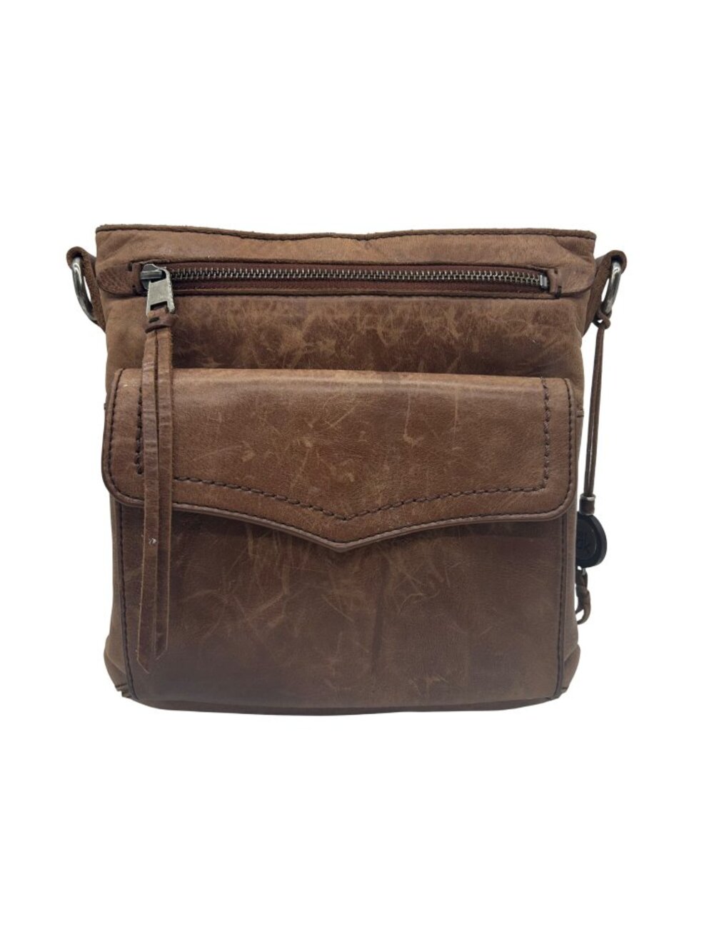 The Sak Brown Leather Crossbody bag